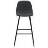 Image de tabouret de bar gris AUDE