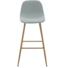 Image de tabouret de bar gris AUDE