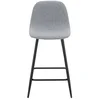 Image de tabouret de bar gris AUDE