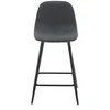 Image de tabouret de bar gris AUDE