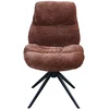 Image de Chaise en tissu KATIA coloris ocre foncé