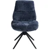 Image de Chaise en tissu KATIA coloris bleu foncé