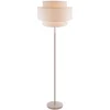 Image de Lampadaire Métal 160 cm beige CAMILLE