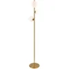 Image de Lampadaire Métal 155 cm doré IRENE