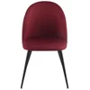 Image de Chaise en velours CLAUDINE coloris velvet bordeaux