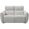 Image de Canape droit relax électrique beige 2 pl GAIA