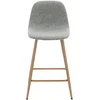 Image de tabouret de bar gris AUDE