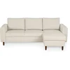 Image de Canapé d'angle beige fixe 2 places LODIE