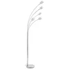 Image de Lampadaire Métal chromé 190 cm
