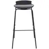 Image de Tabouret SOHAN hauteur 79cm coloris noir/gris