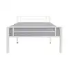 Image de Lit simple 90x190 cm OLE coloris blanc