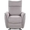 Image de Fauteuil relaxation électrique en tissu MISSOURI coloris taupe