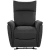 Image de Fauteuil relaxation électrique en tissu MISSOURI coloris noir