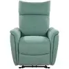 Image de Fauteuil relaxation électrique en tissu MISSOURI coloris turquoise