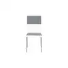 Image de Chaise MILO coloris gris/blanc