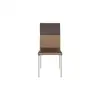 Image de Chaise MILO coloris cappuccino/marron