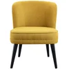 Image de Fauteuil fixe LOMOCO SULLY coloris jaune moutarde
