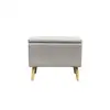 Image de Pouf-coffre BENCHY coloris gris