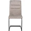 Image de Chaise en tissu HAWAI coloris gris
