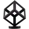 Image de Lampe en métal 29.5 cm CUBE coloris noir