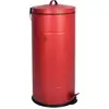Image de Poubelle cuisine 30 L RETRO coloris rouge