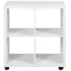 Image de Bibliothèque 4 cases ALVIN coloris blanc