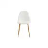 Image de Chaise en tissu LOMOCO JENNA coloris blanc