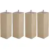 Image de Lot de 4 jeu de pieds 20 cm NIGHTITUDE CARRE H200 68