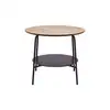 Image de Table basse ronde LOMOCO KYOTO coloris noir et bois
