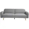 Image de Banquette-lit convertible LOMOCO CAMBERRA coloris gris