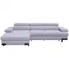 Image de Canap  d'angle convertible 4 places SELVA coloris gris