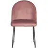 Image de Chaise en tissu DAPHNE coloris rose