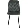 Image de Chaise en tissu MILY coloris vert