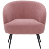 Image de Fauteuil fixe LOMOCO BOUCLY coloris rose