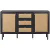 Image de Buffet BORA Rotin coloris noir