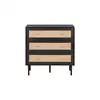 Image de Commode 3 tiroirs BORA coloris noir