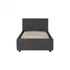 Image de Lit coffre 90x190 cm PILOW coloris gris