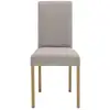 Image de Chaise en tissu SALSA coloris taupe