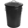Image de Poubelle cuisine 40L RETRO coloris noir