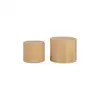Image de Lot de 2 bout de canapé ronds DOBLO coloris chêne