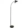 Image de Lampadaire en métal 154 cm MIRA coloris noir