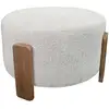 Image de Pouf 50x50x36 cm AUGUSTIN coloris blanc