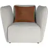 Image de Fauteuil fixe SOPHIE coloris blanc
