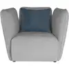 Image de Fauteuil fixe SOPHIE coloris gris