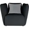 Image de Fauteuil fixe SOPHIE coloris noir