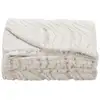 Image de Plaid 125x150 cm WAVY coloris blanc