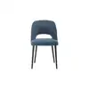 Image de Chaise en tissu NAIG coloris bleu