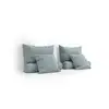 Image de Lot de 6 coussins PEGASE coloris bleu
