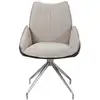 Image de Chaise en tissu SHERA coloris beige