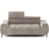Image de Canapé droit relax électrique 3 places IMPERIA coloris beige